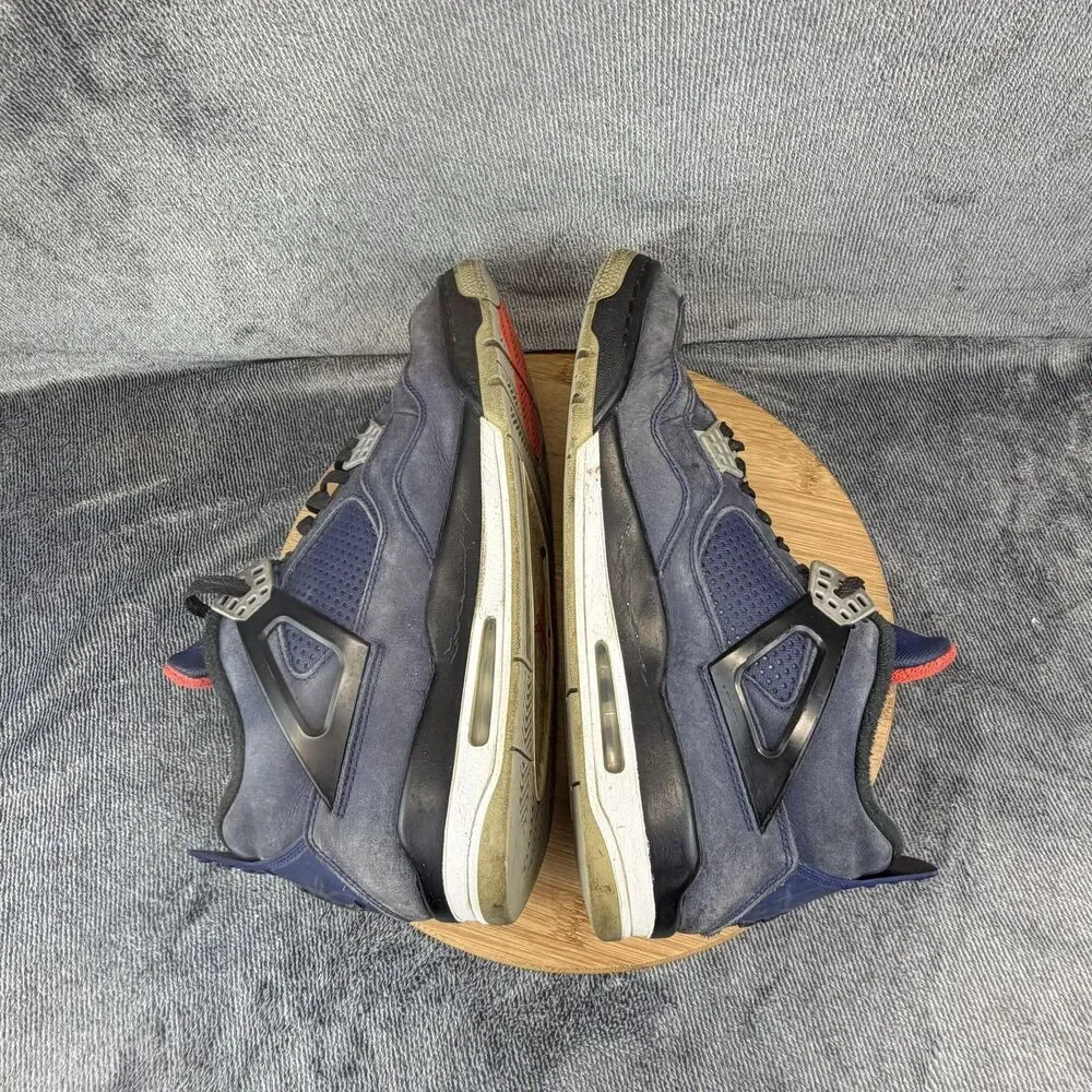 Jordan Air Jordan 4 Retro Shoes Mens Size 12 Blue Suede Sneakers CQ9597-401